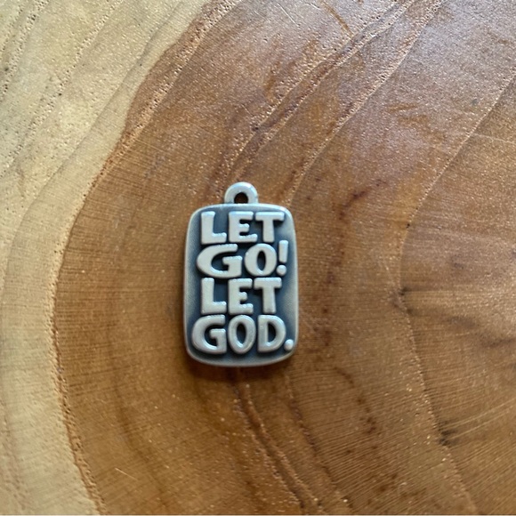 RETIRED James Avery “Let Go! Let charm, sterling silver